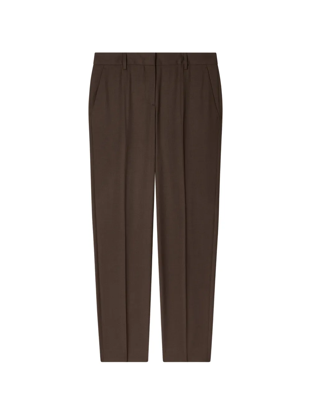 Paul Smith pressed-crease tailored trousers - Braun
