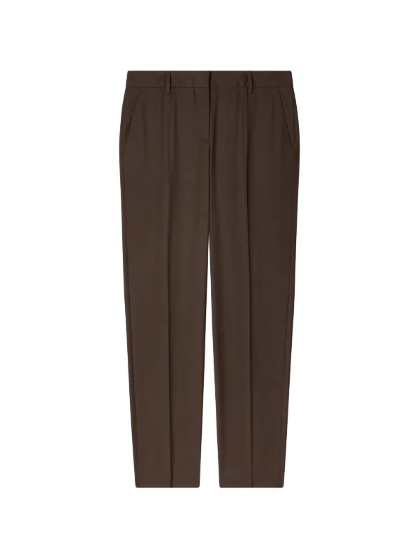 Paul Smith A Suit to Travel in Slim-fit Wool Trousers in Brown