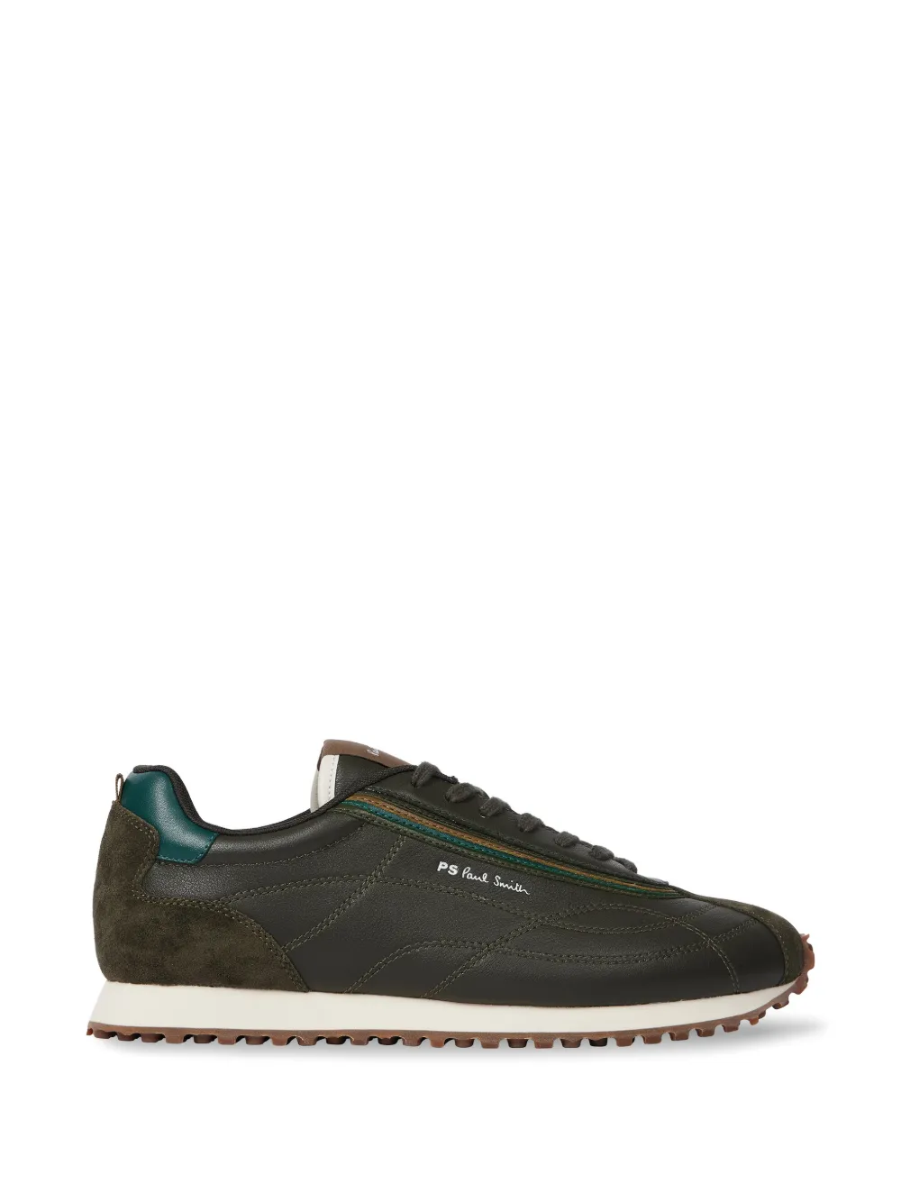 PS Paul Smith Haskell leather sneakers Groen