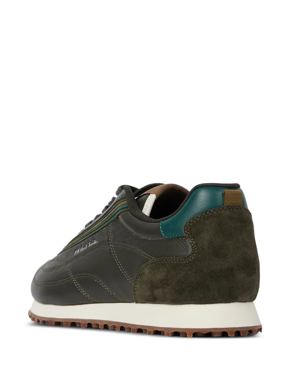  Ps Paul Smith Haskell Leather Sneakers - Green 
