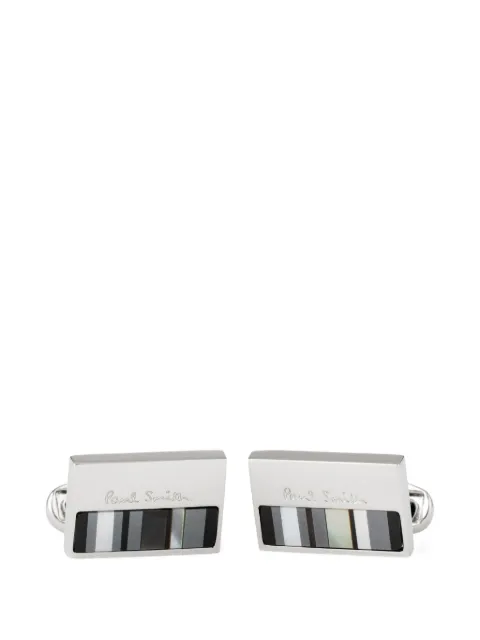 Paul Smith logo-engraved cufflink