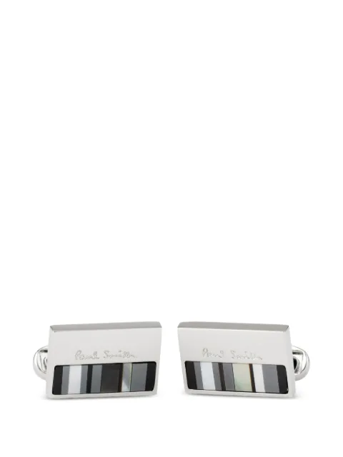 Paul Smith logo-engraved cufflink