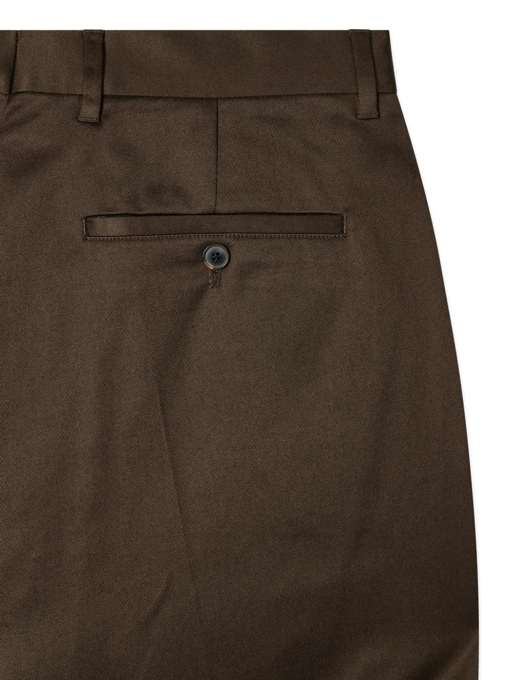 Paul Smith Plooibroek met toelopende pijpen Bruin
