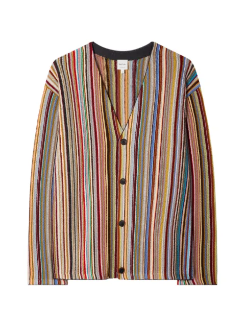Paul Smith striped V-neck cardigan
