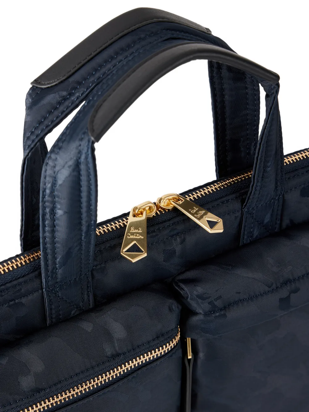 Paul Smith Laptoptas met camouflageprint en rits Blauw