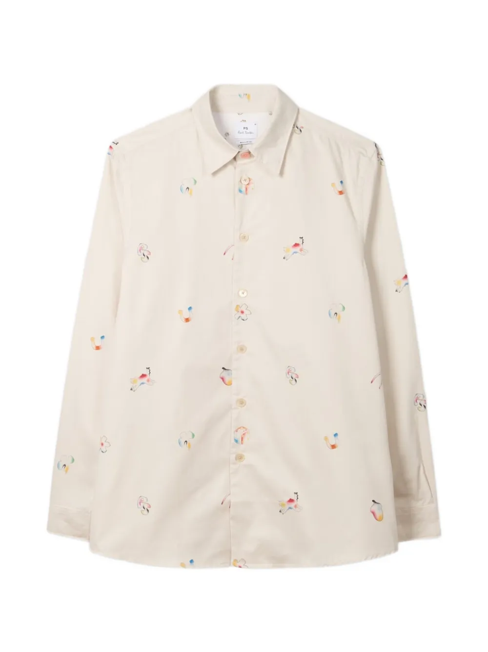 PS Paul Smith Lucky Charm print shirt - Nude