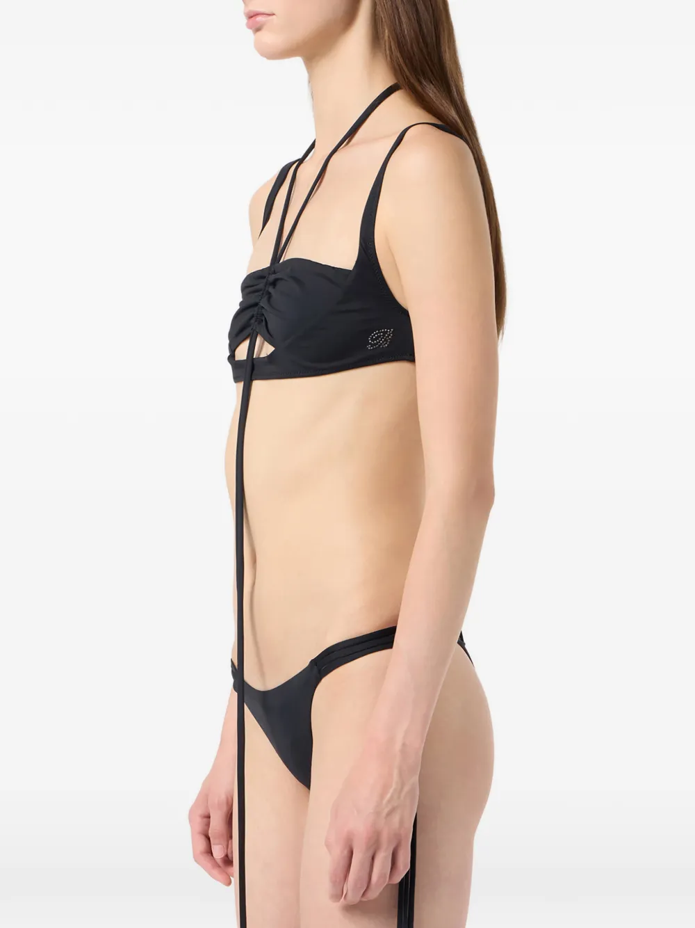 Blumarine Uitgesneden bikinitop Zwart