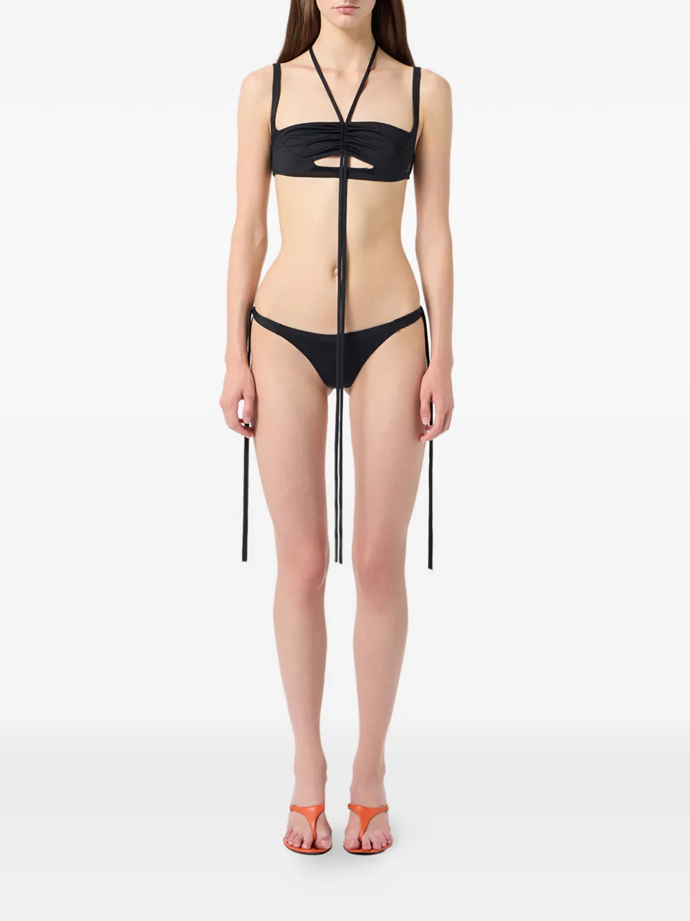  Blumarine Cut-out Bikini Top - Black 