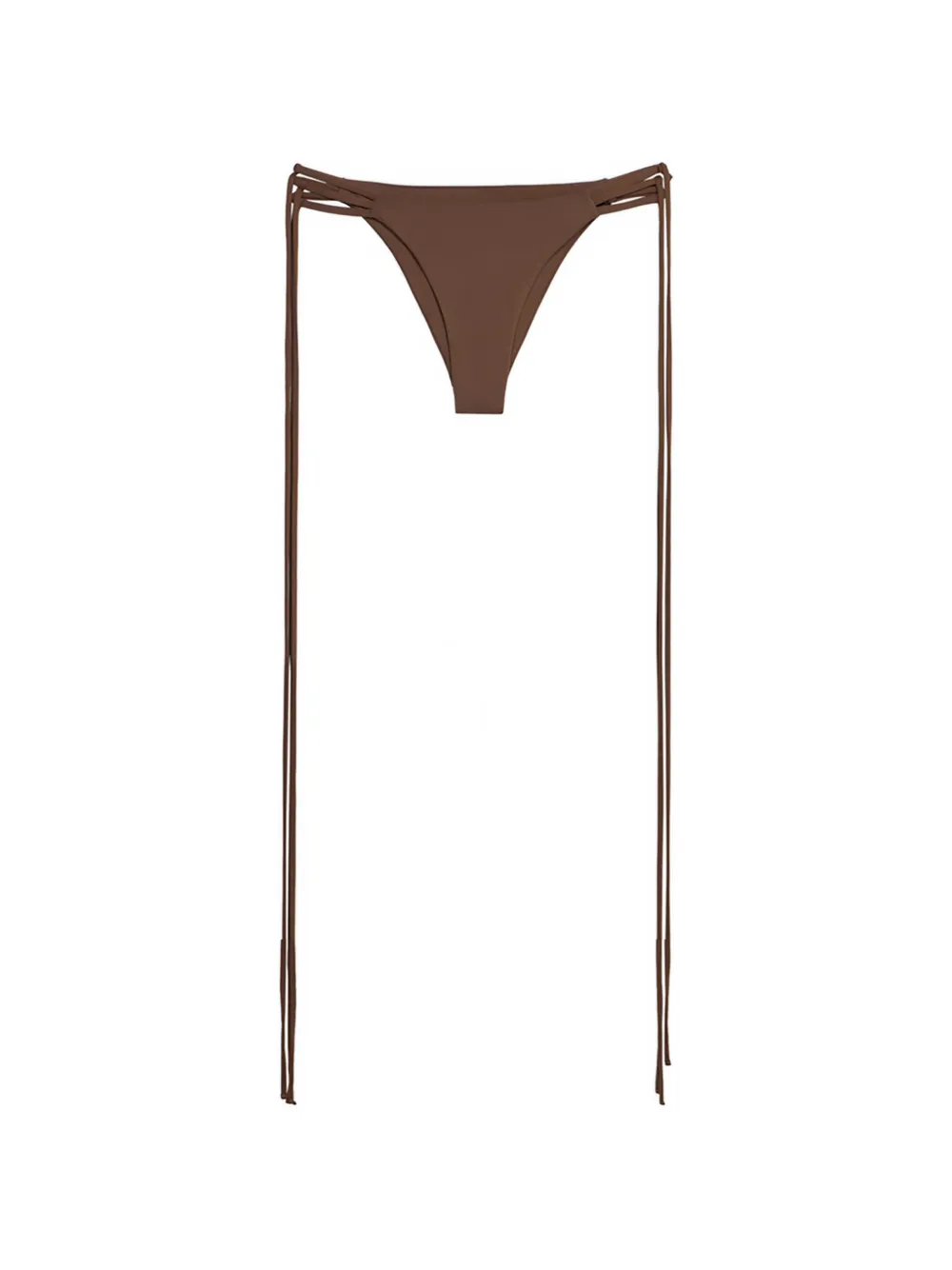 Blumarine tie bikini bottoms - Marrone