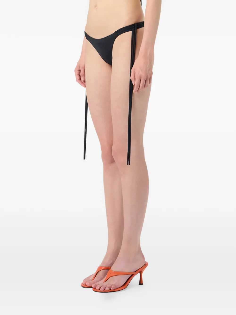 Blumarine Bikinislip met strik Zwart