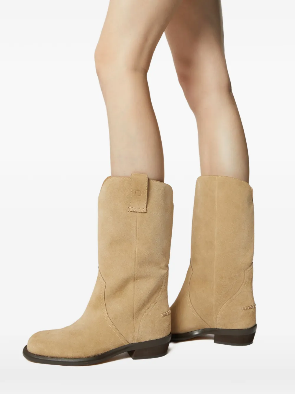 Odissì Frances suède laarzen Beige