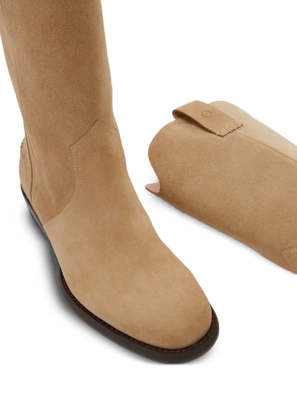 Odissì Frances suède laarzen Beige