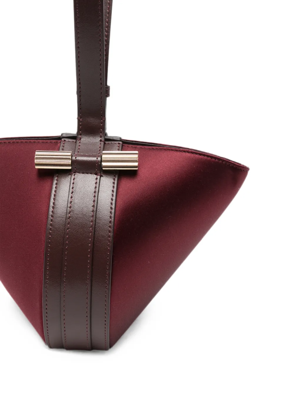 Victoria Beckham Portofino satijnen shopper Rood