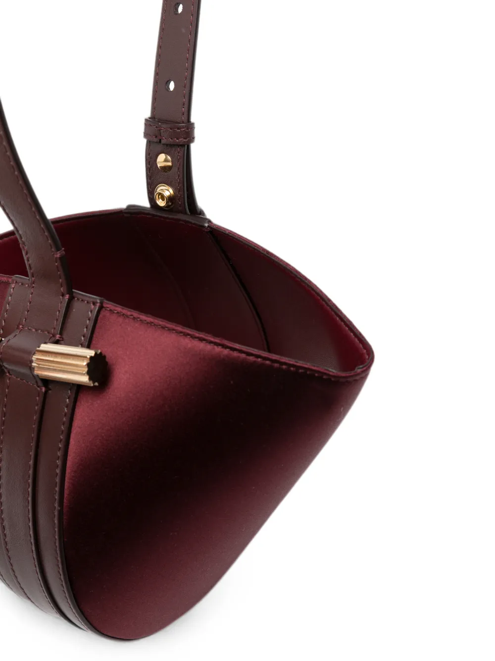 Victoria Beckham Portofino satijnen shopper Rood