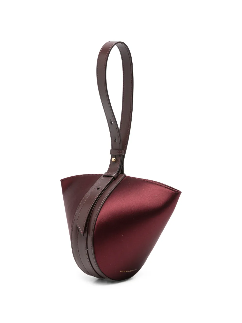 Victoria Beckham Portofino satijnen shopper Rood
