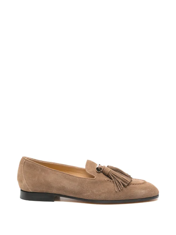 Doucal's Tassel-detail Loafers in Brown