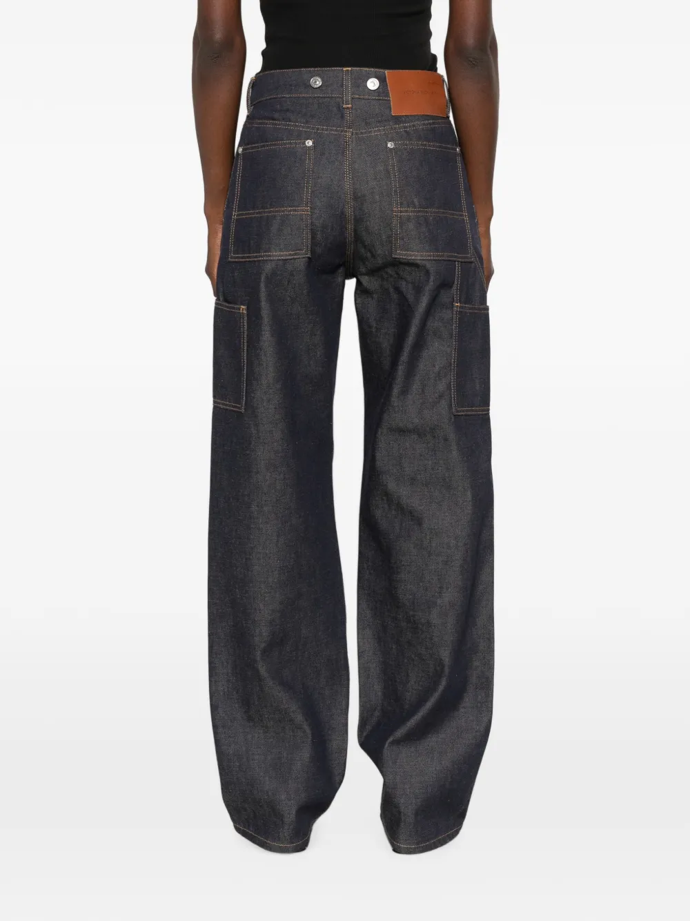 Victoria Beckham Straight jeans Blauw