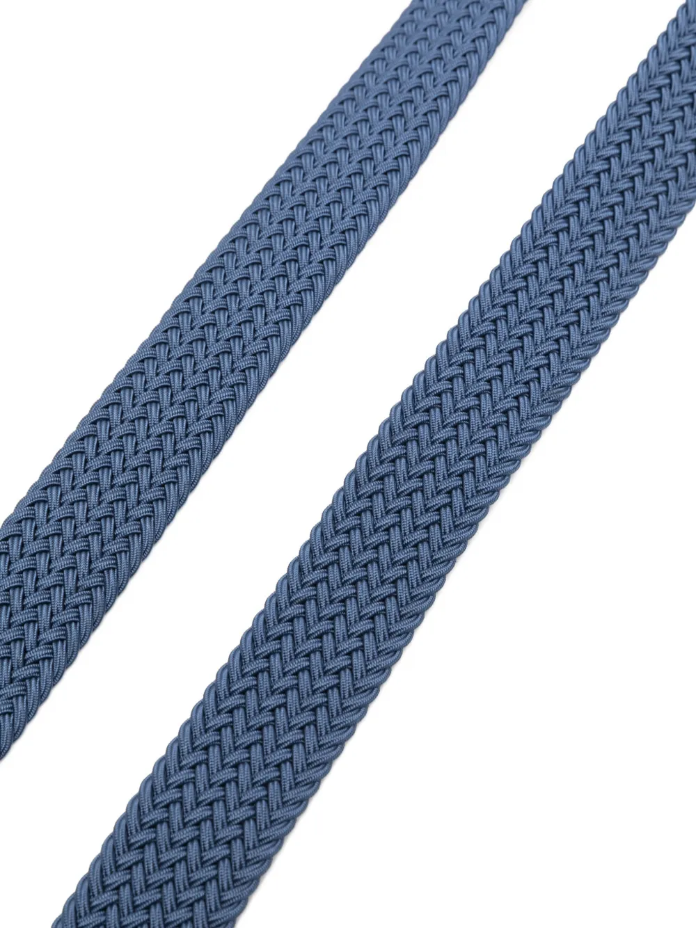 Dell'oglio Suède gevlochten riem Blauw
