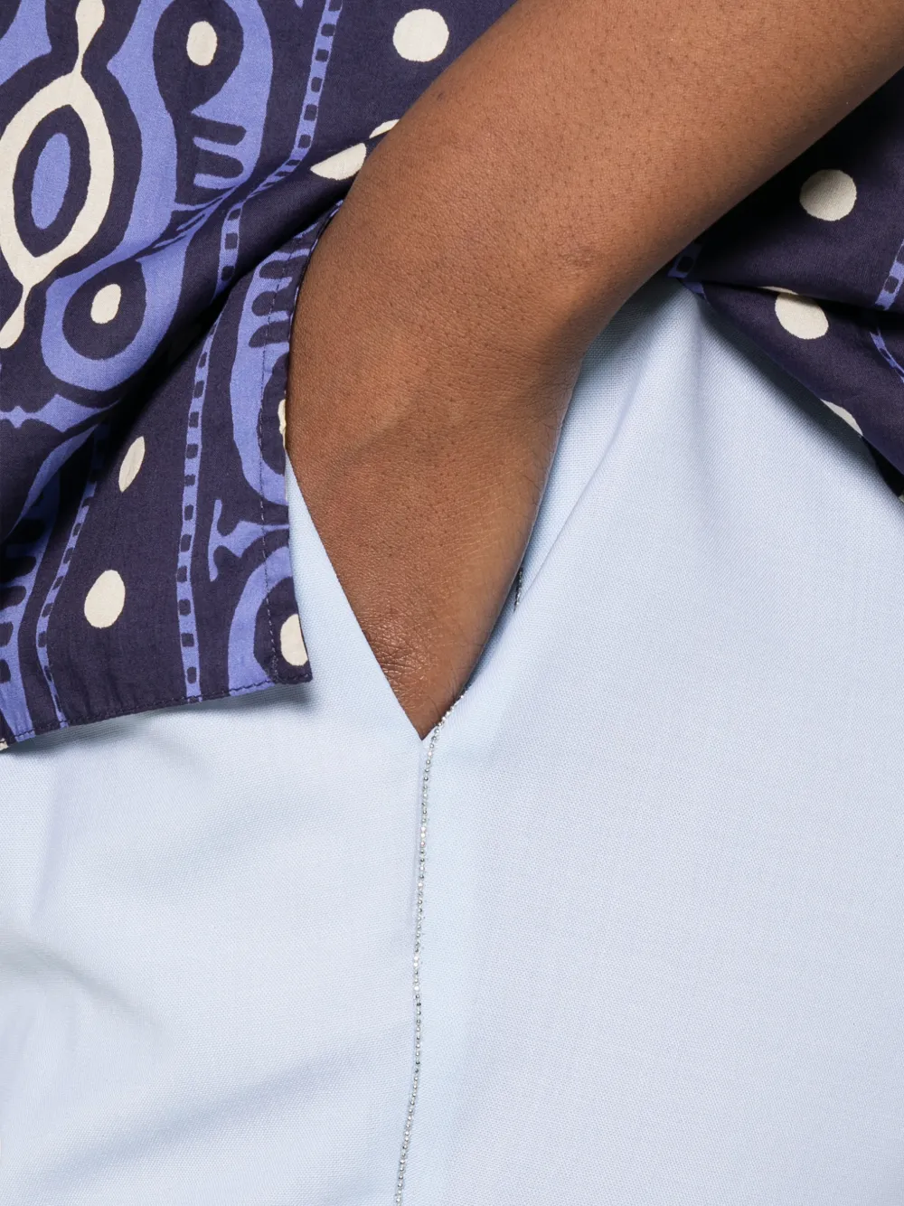 Fabiana Filippi Broek met trekkoord Blauw