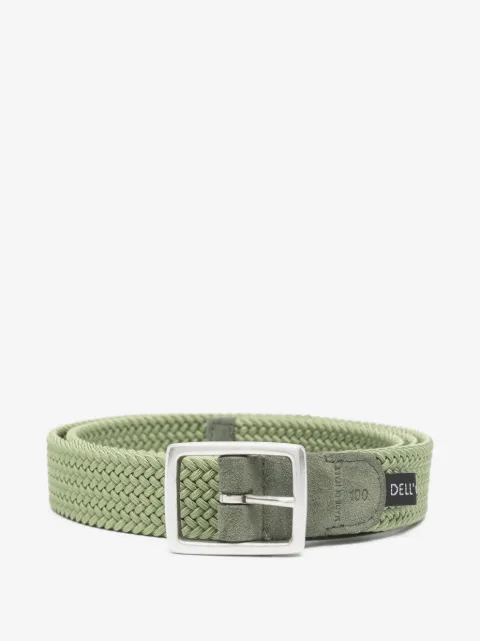 Dell'oglio woven buckle belt