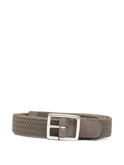 Dell'oglio buckle woven belt