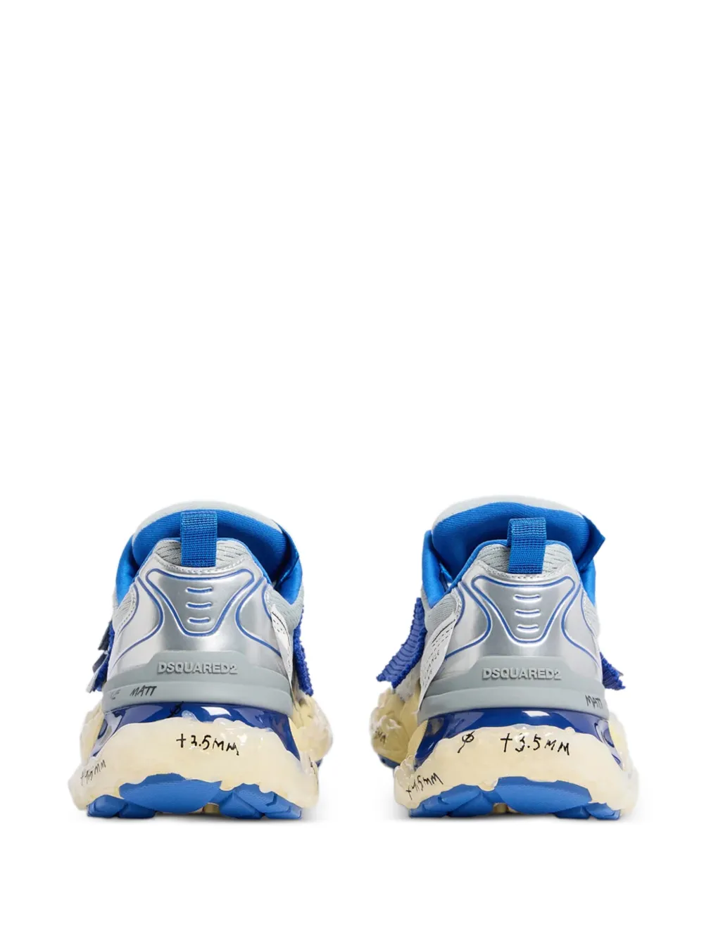 DSQUARED2 Sneakers met logodetail Grijs
