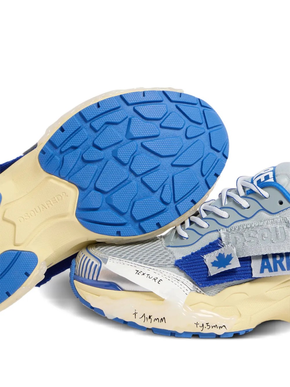 DSQUARED2 Sneakers met logodetail Grijs