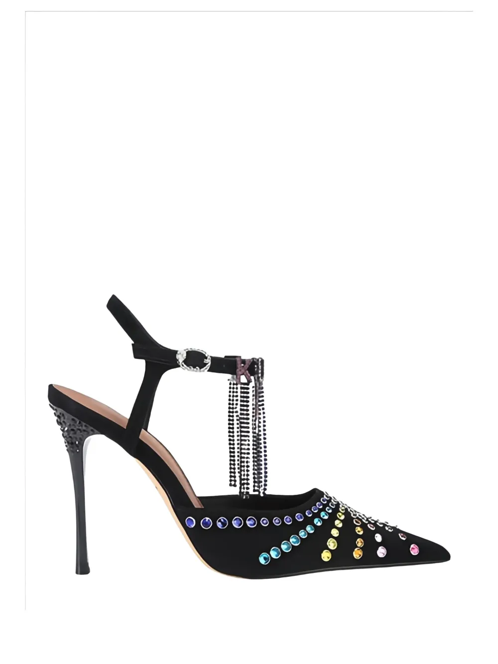 Kurt Geiger London kurt crystal tassel point pump - Nero