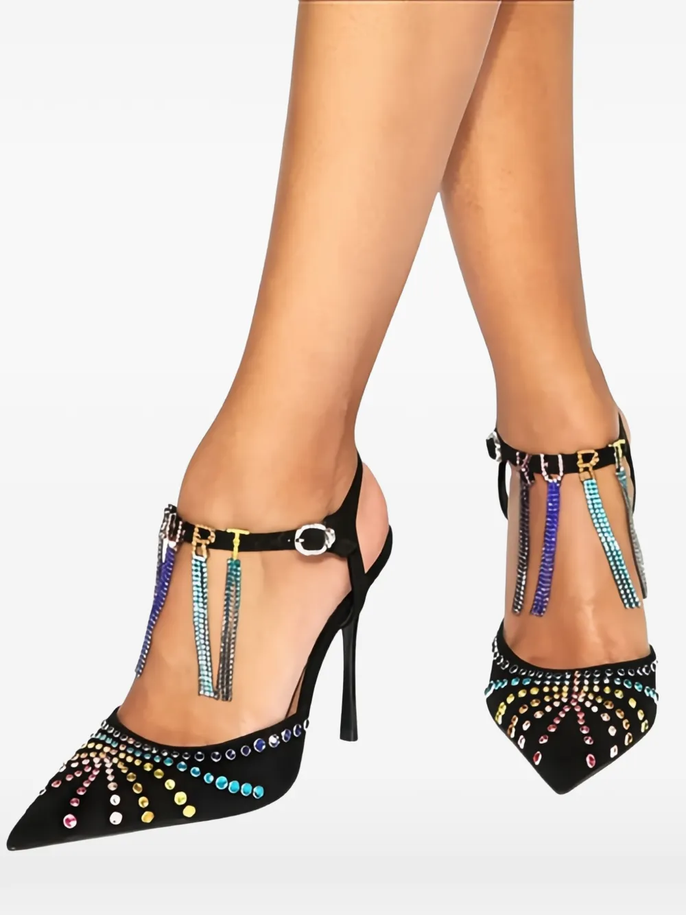 Kurt Geiger London Kurt pumps verfraaid met kristallen en kwastje Zwart