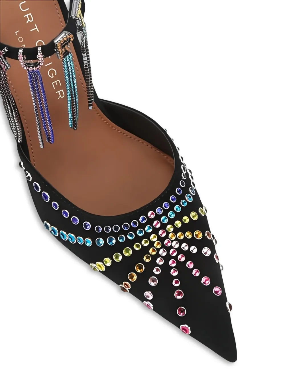 Kurt Geiger London Kurt pumps verfraaid met kristallen en kwastje Zwart