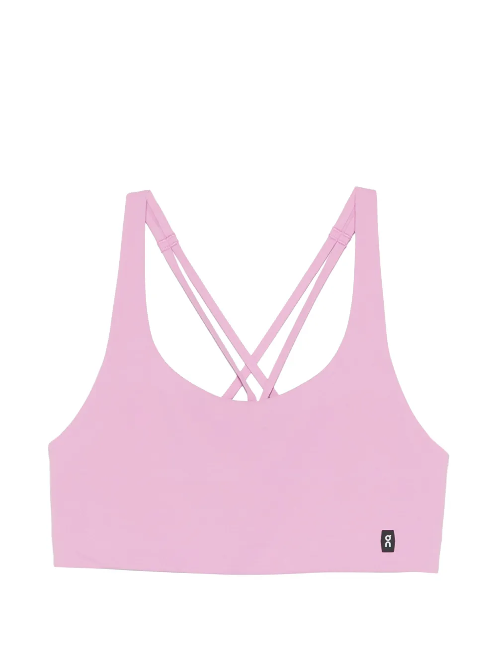 On crossover strap bra - Rosa