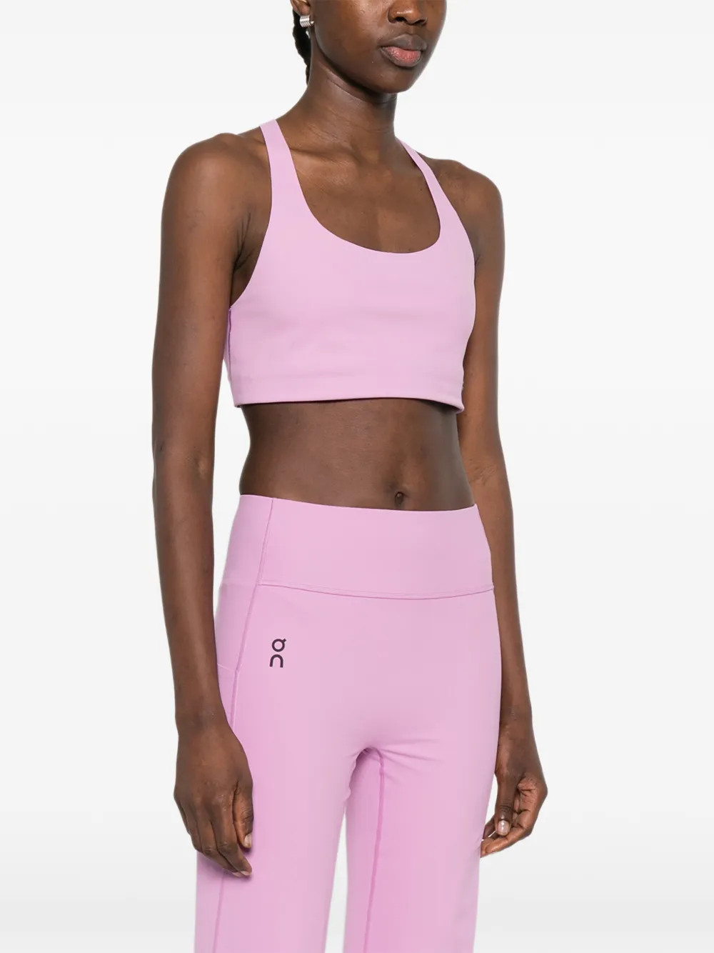  On Crossover Strap Bra - Pink 