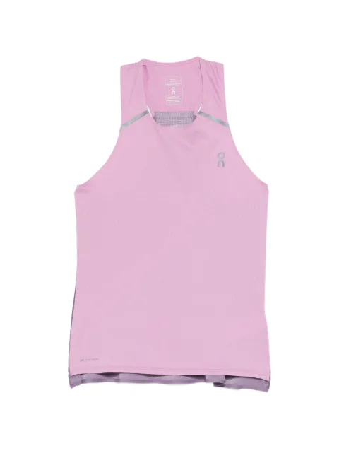 On reflective panel tank top