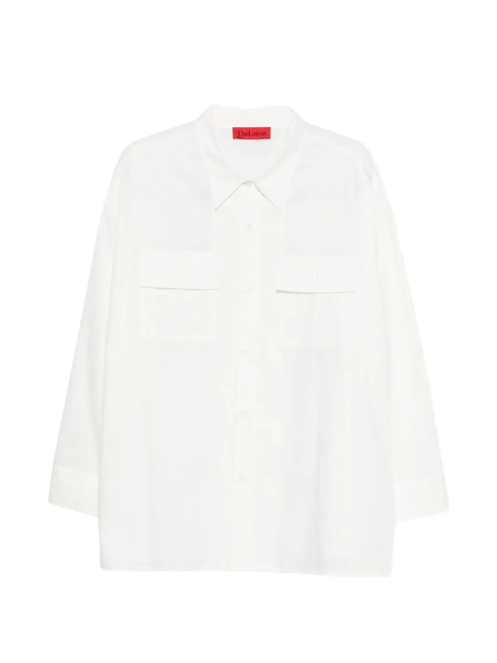 THELATEST Daria flap-pocket shirt - Bianco