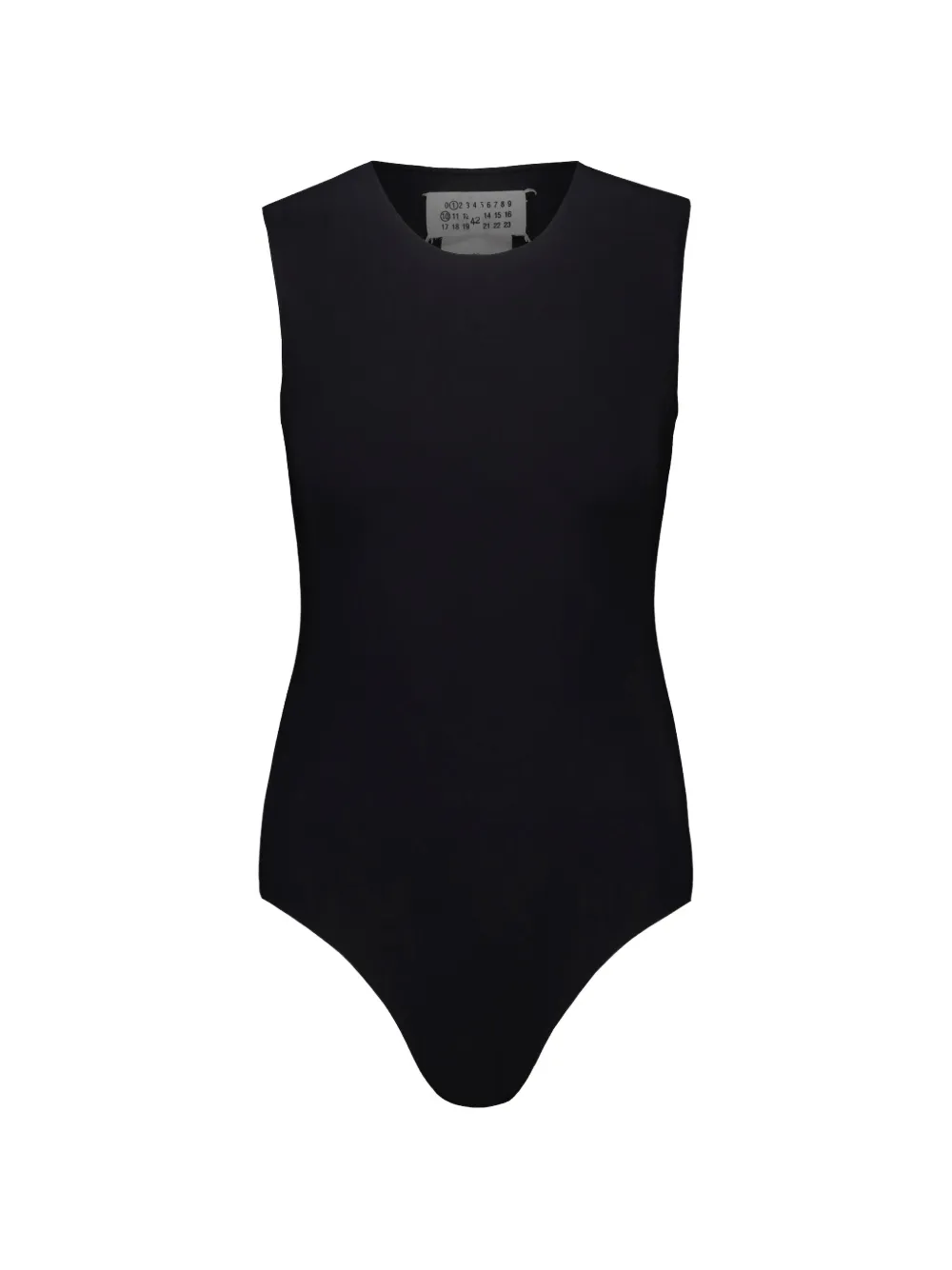 Maison Margiela elasticated crew neck bodysuit - Nero