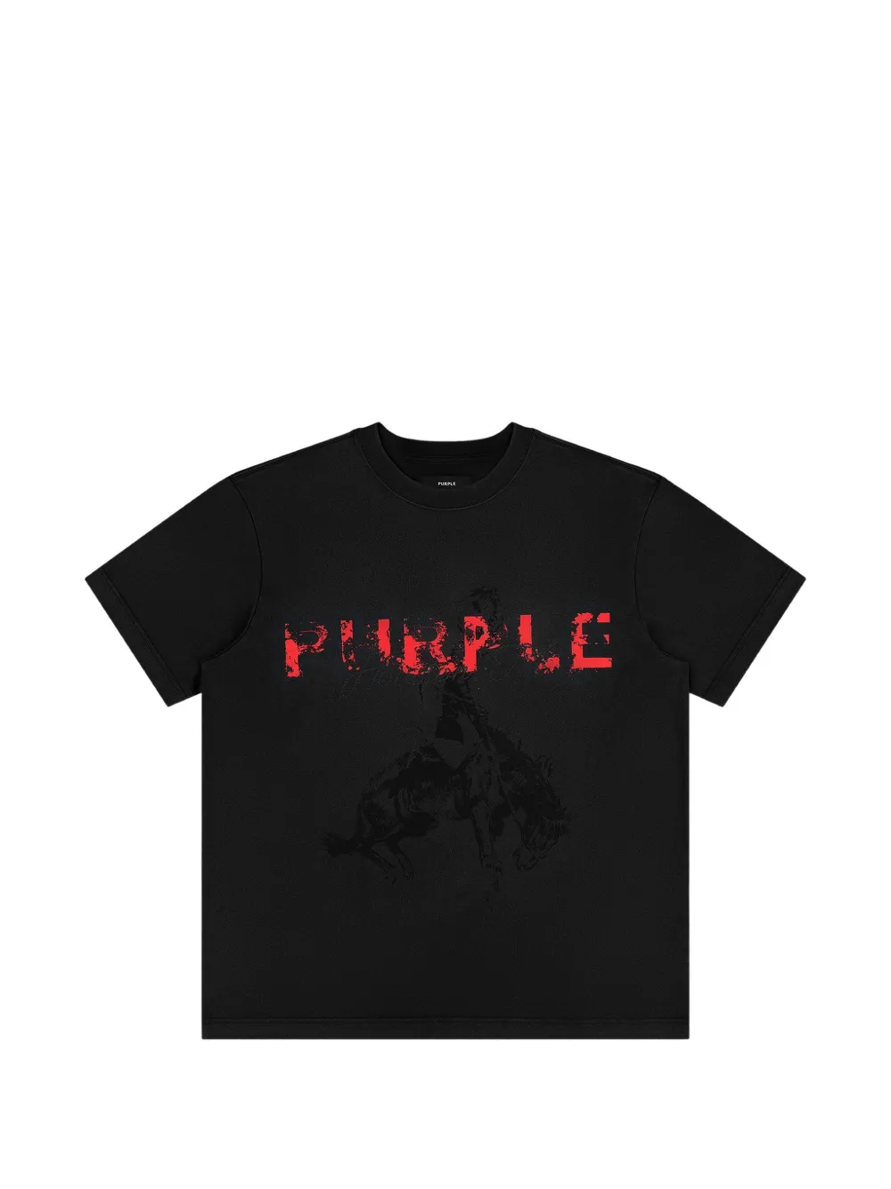 Purple Brand riding T-shirt - Nero
