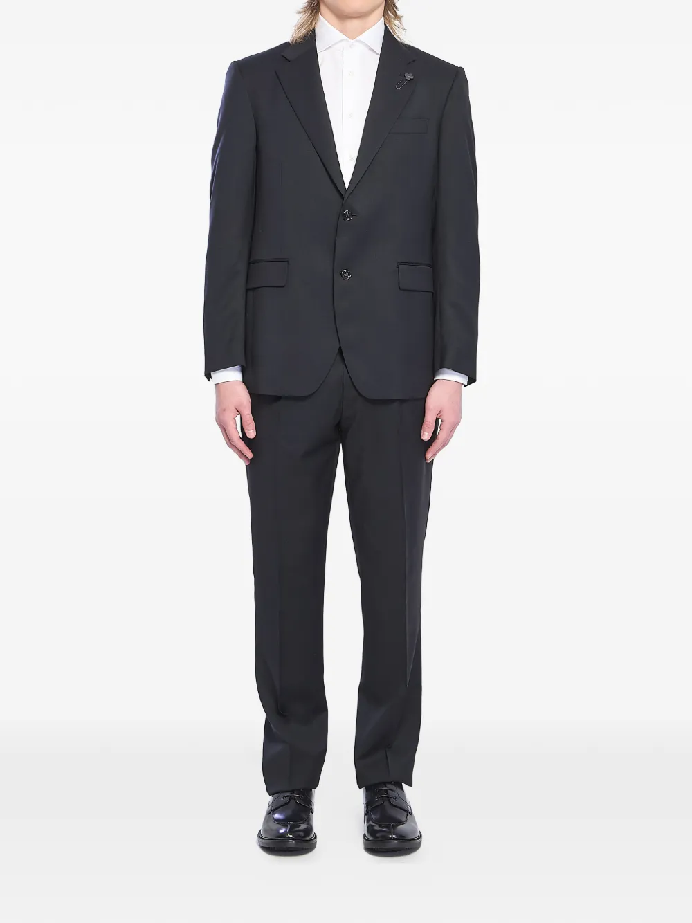 Lardini feeling button single-breasted suit - Nero