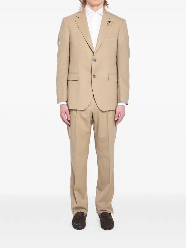 Lardini Feeling Single-breasted Suit in Neutrals
