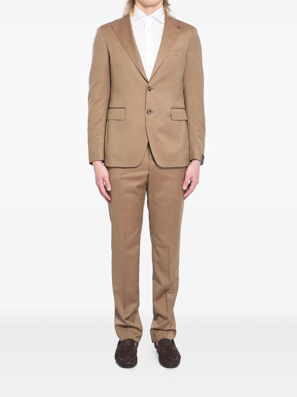 Tagliatore single-breasted suit - Marrone