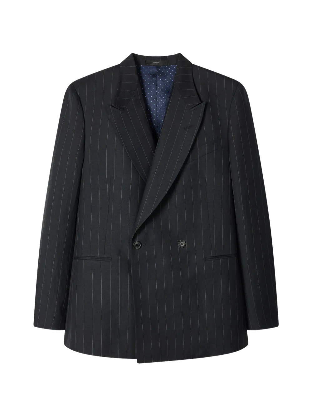 Paul Smith pinstripe double-breasted blazer - Schwarz