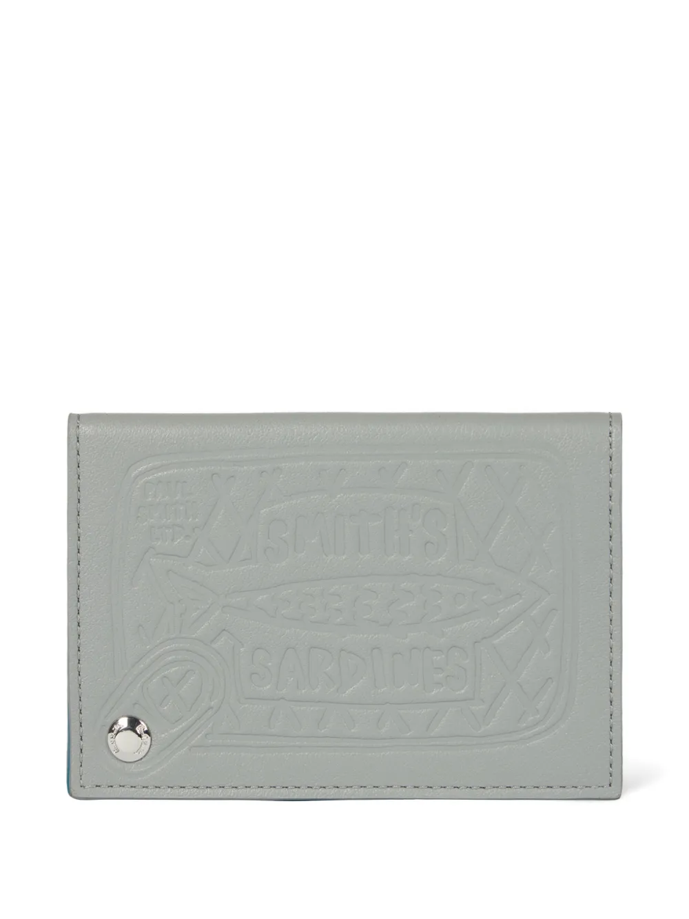 Paul Smith embossed sardine-motif cardholder - Grigio
