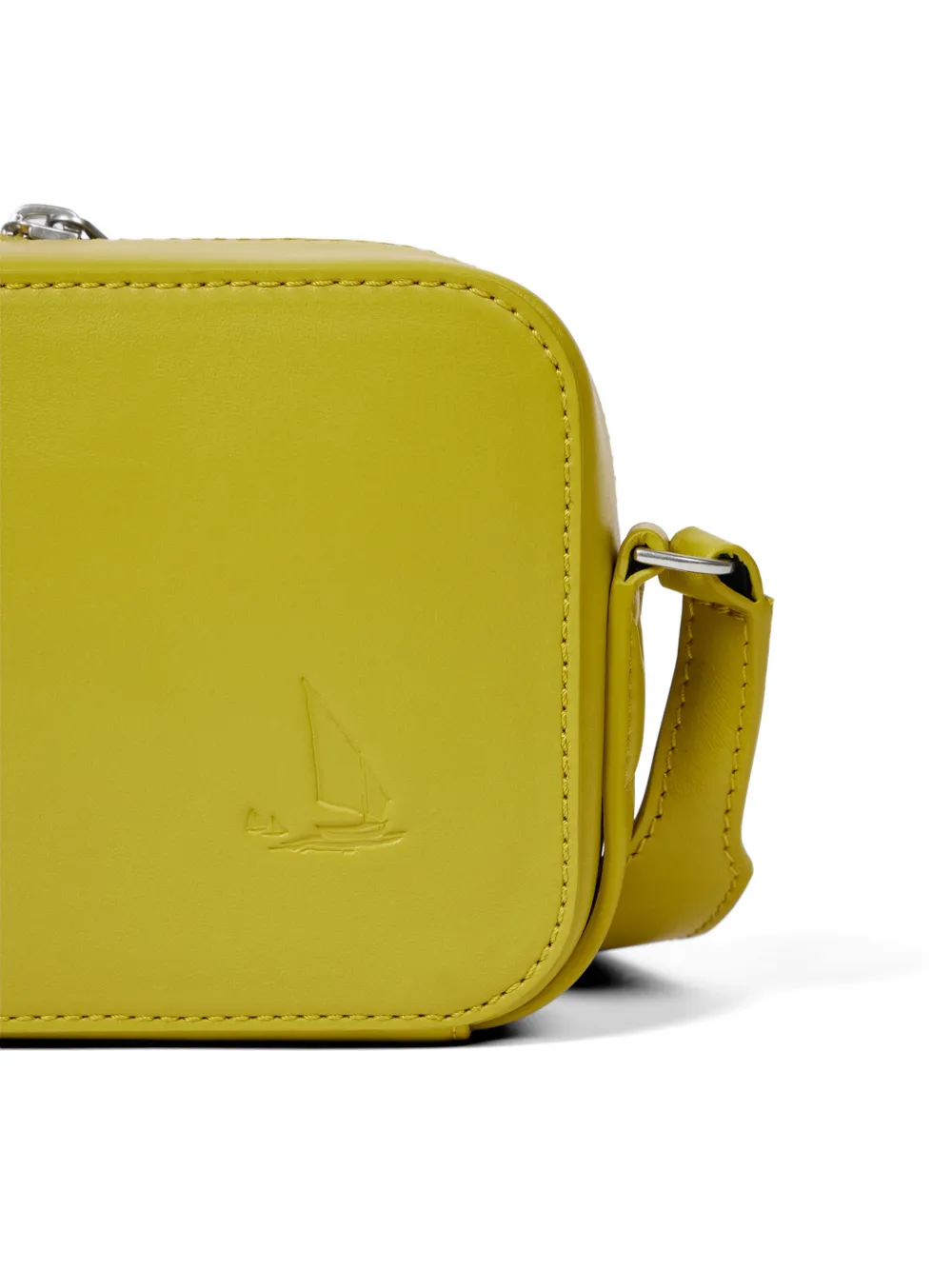 Paul Smith Leren schoudertas met relief Groen