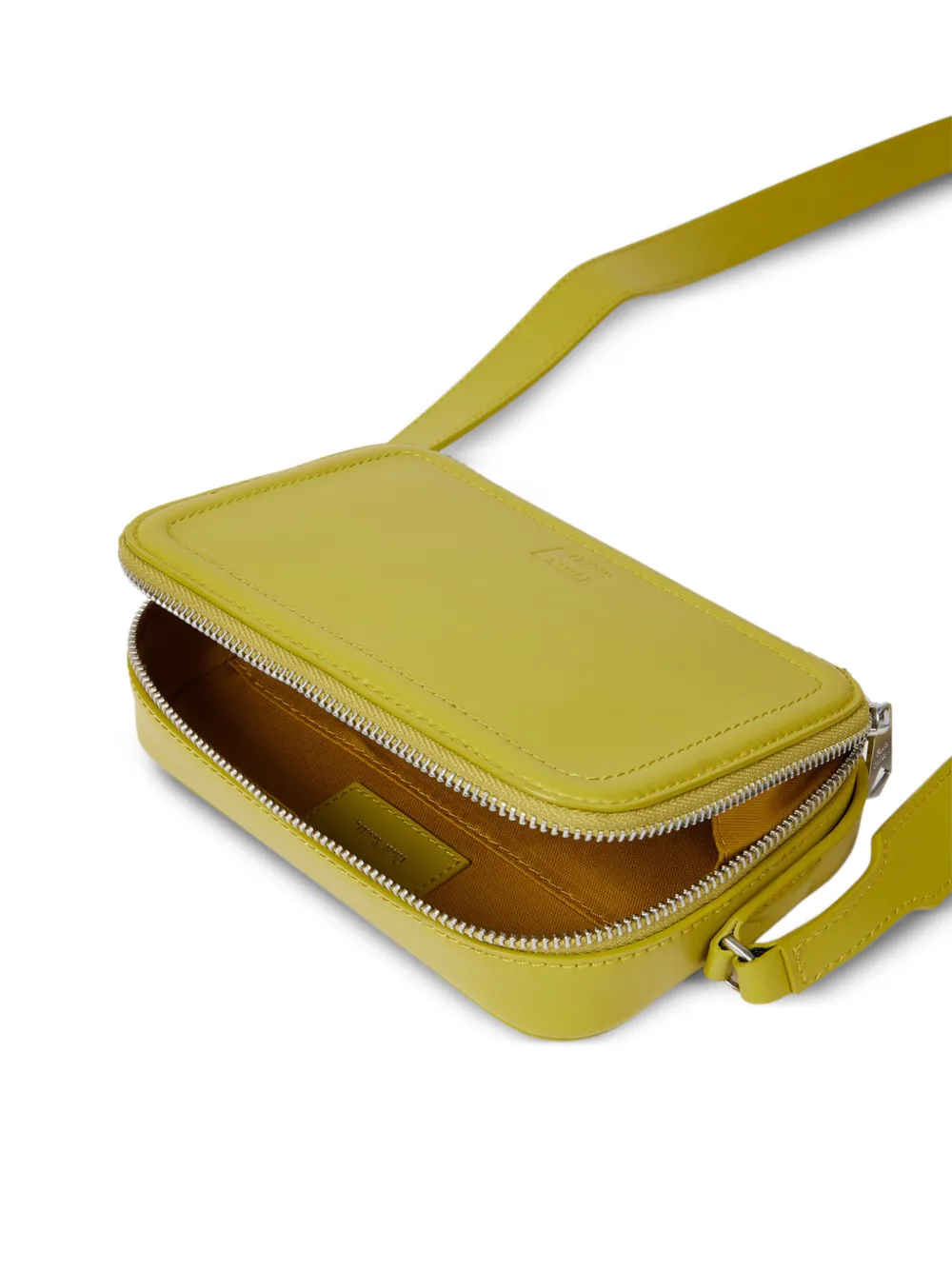 Paul Smith Leren schoudertas met relief Groen