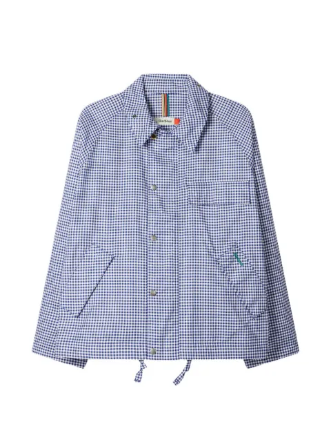 Paul Smith Barbour gingham drawstring jacket