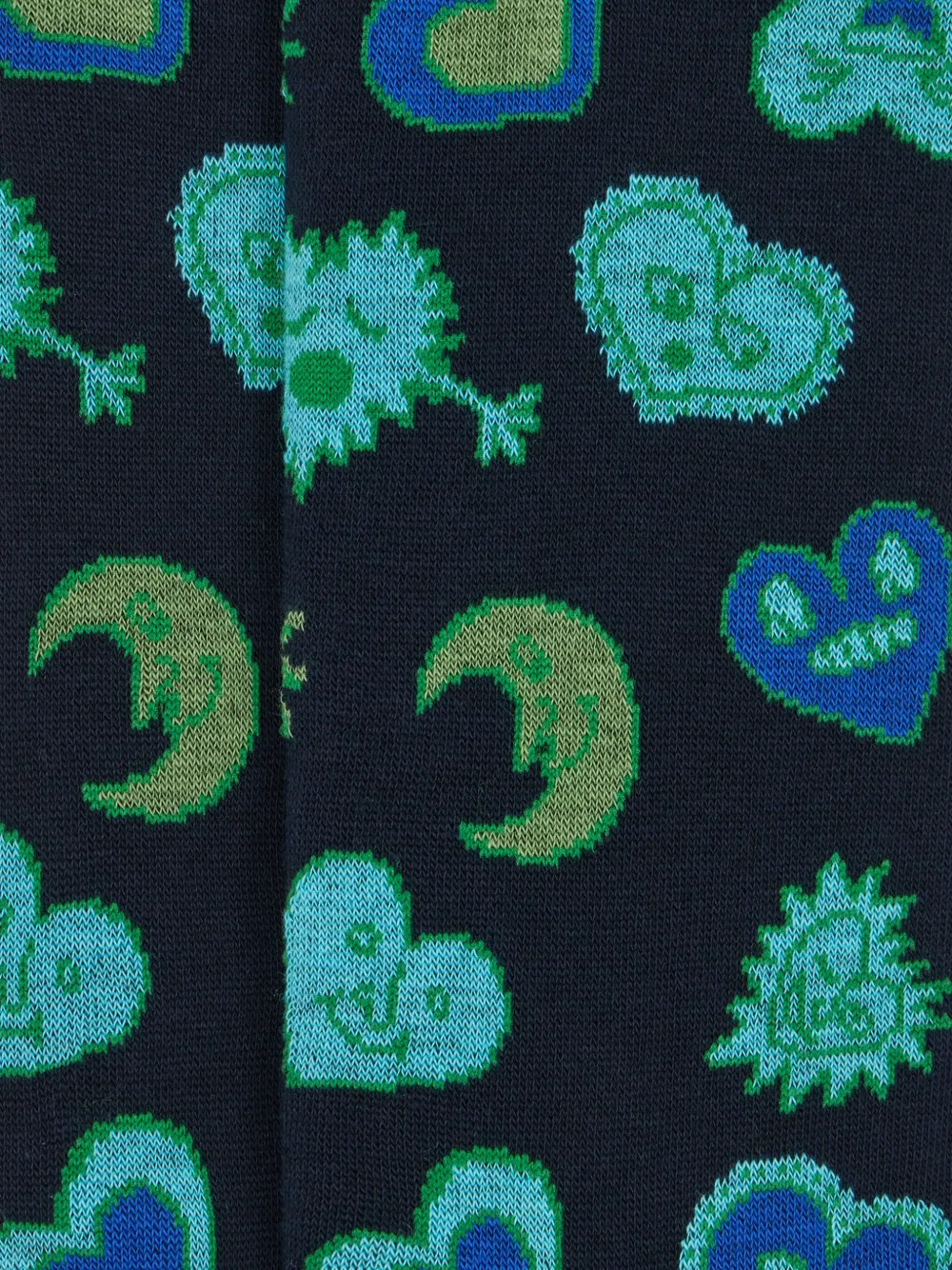  Paul Smith Heart-patterned Socks - Blue 