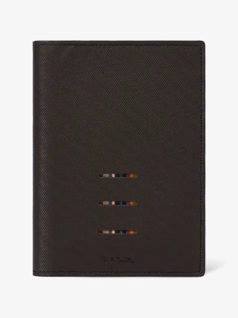 Paul Smith funda para pasaporte Signature Stripe