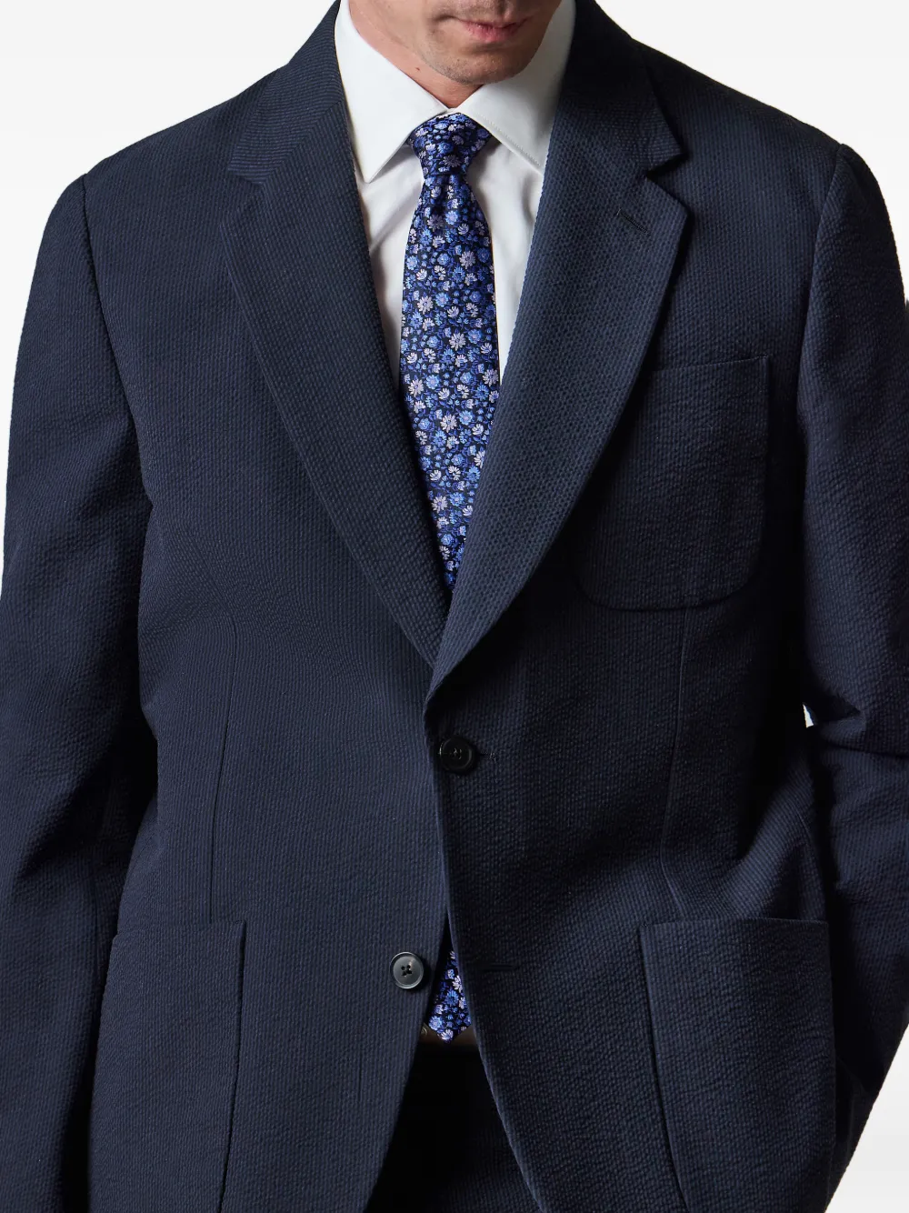 Paul Smith Blazer met enkele rij knopen Blauw