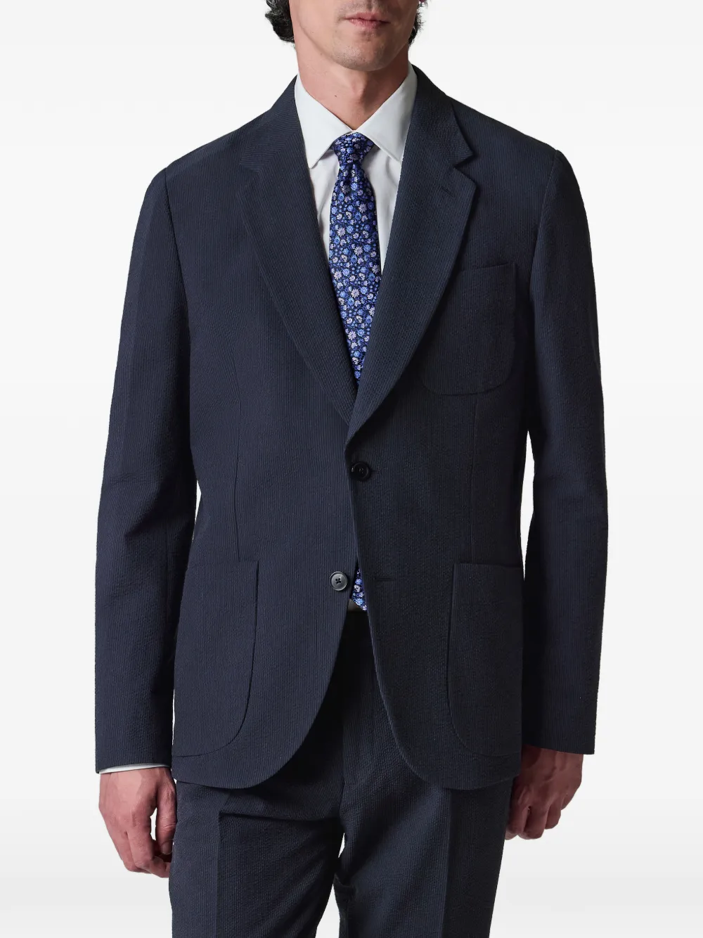Paul Smith Blazer met enkele rij knopen Blauw