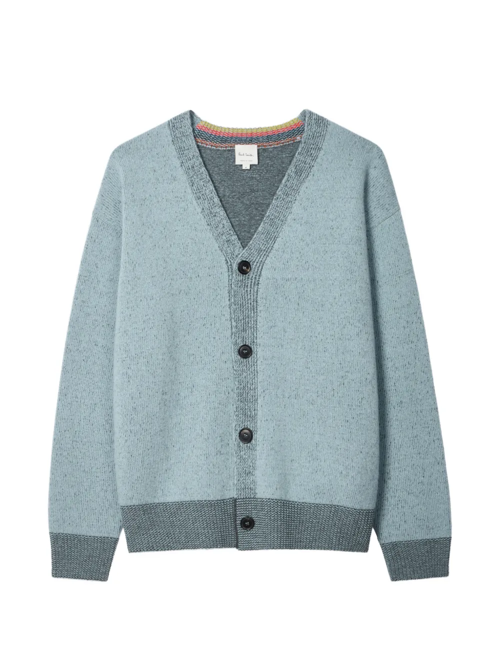 Paul Smith marl-effect wool cardigan - Blau