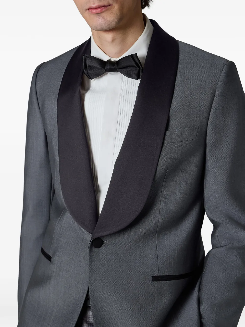  Paul Smith Shawl-collar Blazer - Grey 